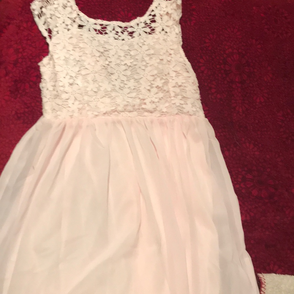 Pink dress from USTrendy